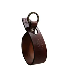 Oxxeløkka 30 cm - Cognac Splittring flat - Antikk messing