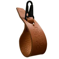 Oxxeløkka 30 cm - Brun Karabinkrok flat - Svart matt