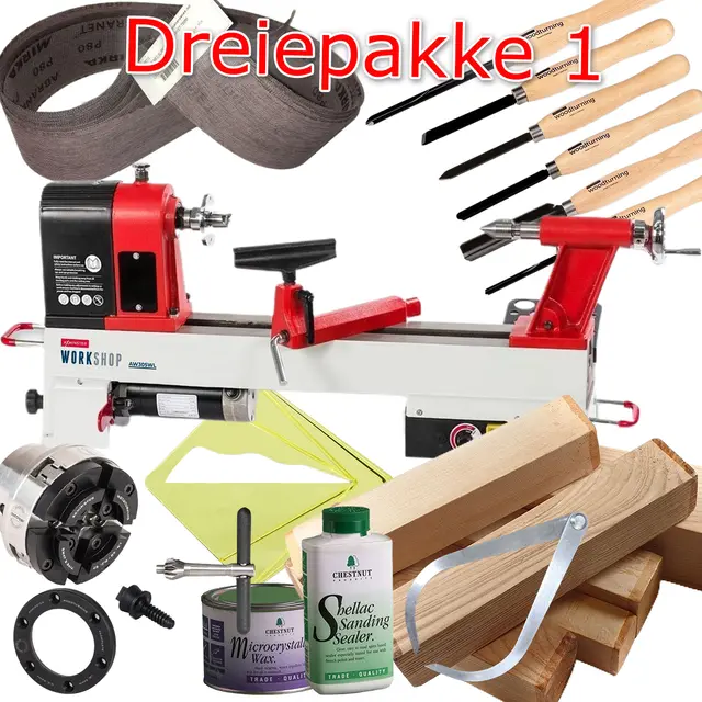 Oppstartspakke til Tredreiing AW305WL Innholdsrik pakke for god pris 