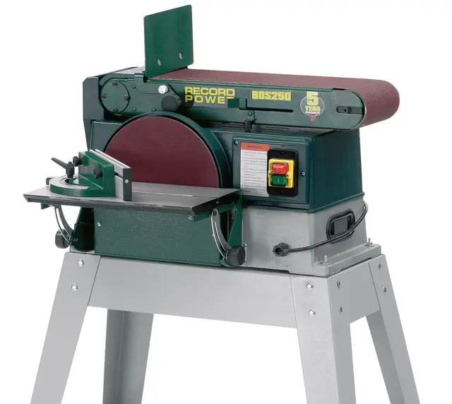 BDS250 Bånd- og skivesliper 250 x 150 mm Record Power 