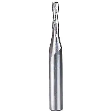 Opp-Kutt spiralstål. 4mm. 8mm tange 12mm kutthøyde 