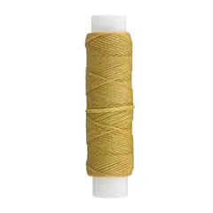 Fin polyestertråd 0,4 mm 23 m - Natur 