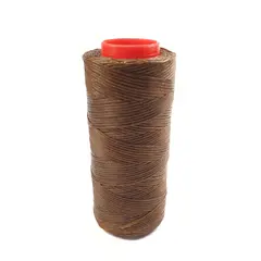Tråd syntetisk vokset - Brun 0,8 mm