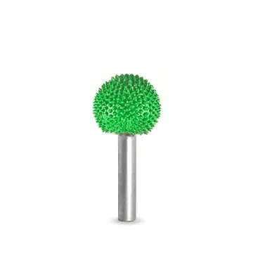 Kulerasp Ø16mm T= Ø6,35 Carbide Coated - Grønn/Grov 