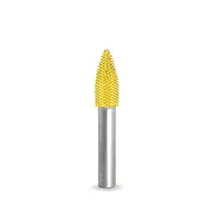 Spissrasp Ø9,5mm T= Ø6,35 Carbide Coated - Gul/Fin