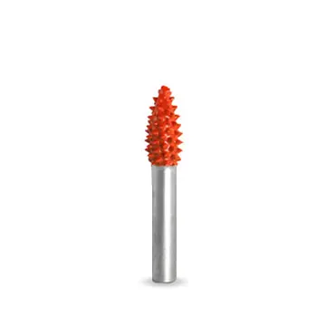 Spissrasp Ø9,5mm T= Ø6,35 Carbide Coated - Oransje/X-Grov 