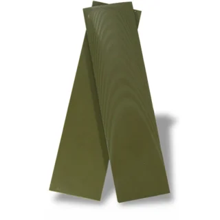 UltreX G10 olivengrønne skaftplater Par – 4.8 × 38.1 × 152.4 mm