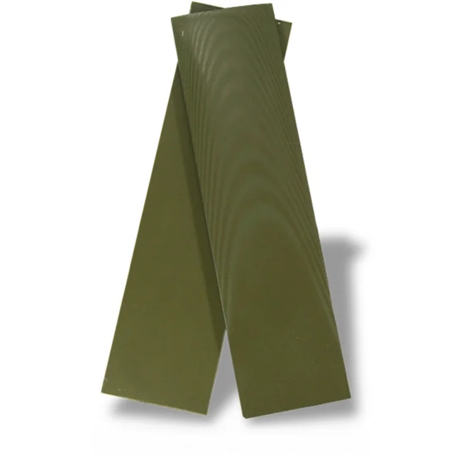 UltreX G10 olivengrønne skaftplater Par – 4.8 × 38.1 × 152.4 mm 