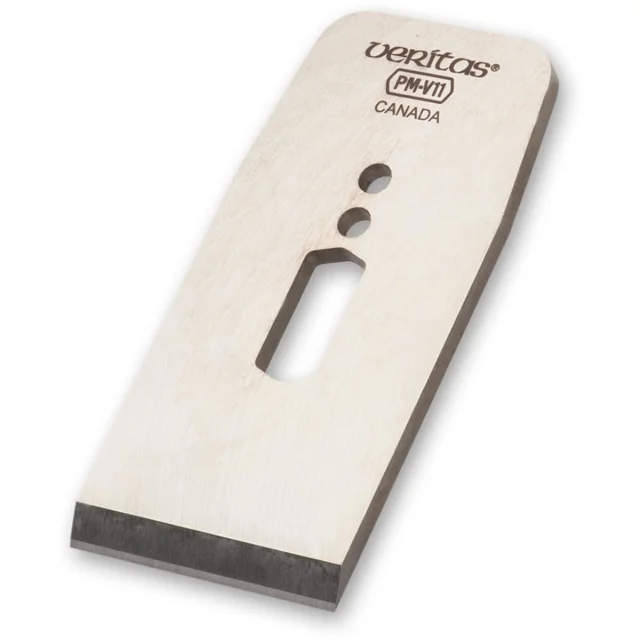 Veritas PM-V11 tannet høvelstål 57 mm 38° – for Low Angle Jack/Bevel-Up 
