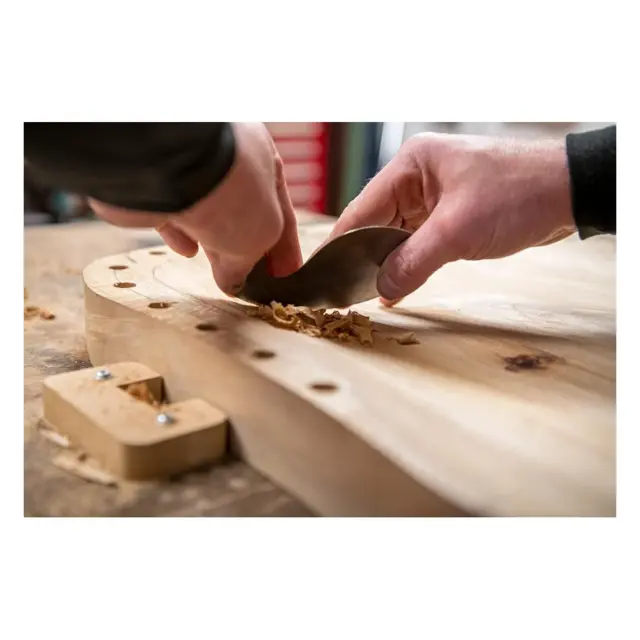 Veritas sett med 3 buede skraper 0,6 mm tykke 