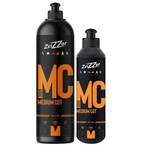 Zvizzer 3000 Polish Medium Cut 250 ml. 2. Steg av polering. 
