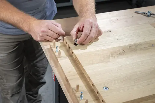 Møbelkamlåssett Komplett sett for skrueforbindelser 