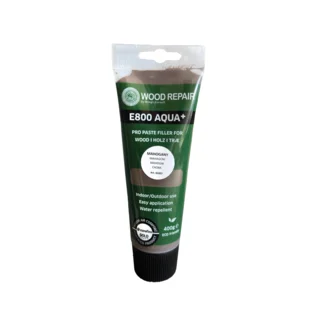 E800 Aqua+ tresparkel 400g Mahogni Gjennomfarget og vannavvisende