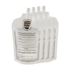 StopLossBags 4-Pack Oppbevaringsposer Langtidsoppbevaring av oljer og beiser