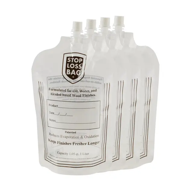 StopLossBags 4-Pack Oppbevaringsposer Langtidsoppbevaring av oljer og beiser 