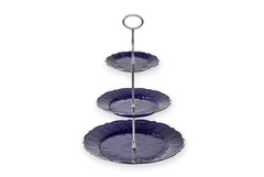 Stangsett til kakefat 376 mm - Mekanisme Forkrommet, 3 etasjer